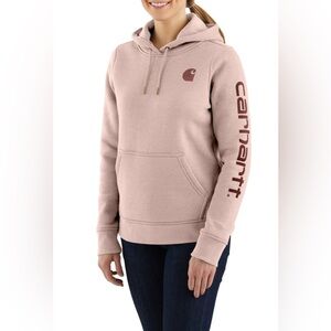 Carhartt Women’s Logo Sweatshirt - Pink/Rose